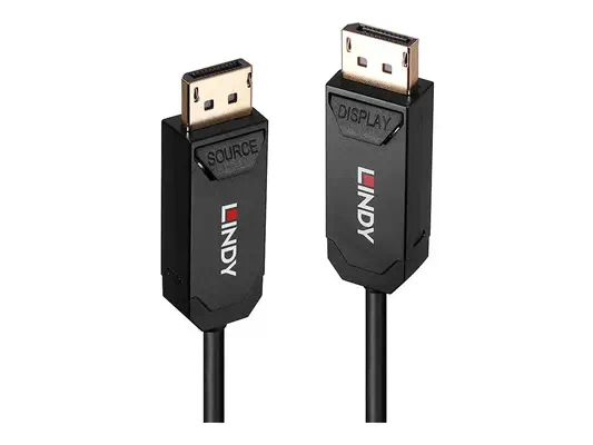 LINDY 40m Fibre Optic Hybrid DP 2.0 UHBR10 Cable - Lindy - Câble Audio - visuel 4
