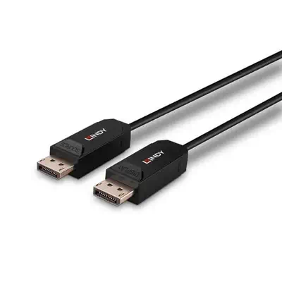 Câble DisplayPort 2.0 UHBR10 Hybride Fibre Optique 40m - Lindy - Connectique - visuel 1