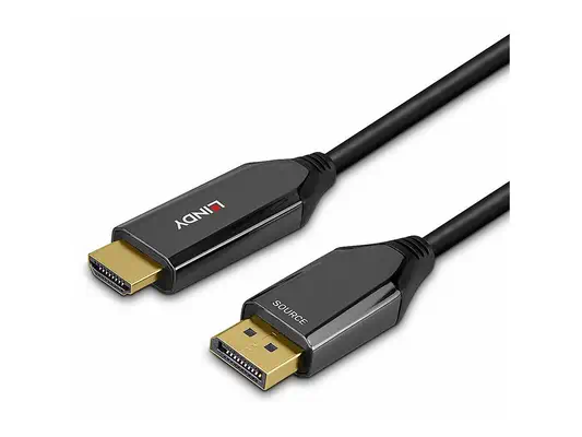 LINDY 1m Active DisplayPort 1.4 to HDMI 8K60 Cable - Lindy - Câble Audio - visuel 2