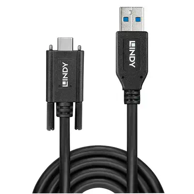 Vente LINDY USB Cable USB 3.1 USB/A-USB/C M-M 1m Lindy au meilleur prix - visuel 2