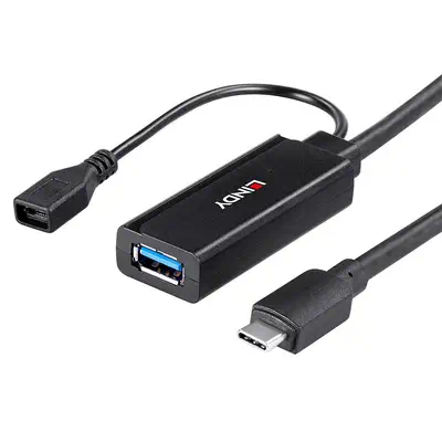 LINDY 3m USB 3.2 Gen 1 C/A Active Extension - Lindy - Câble Audio - visuel 3