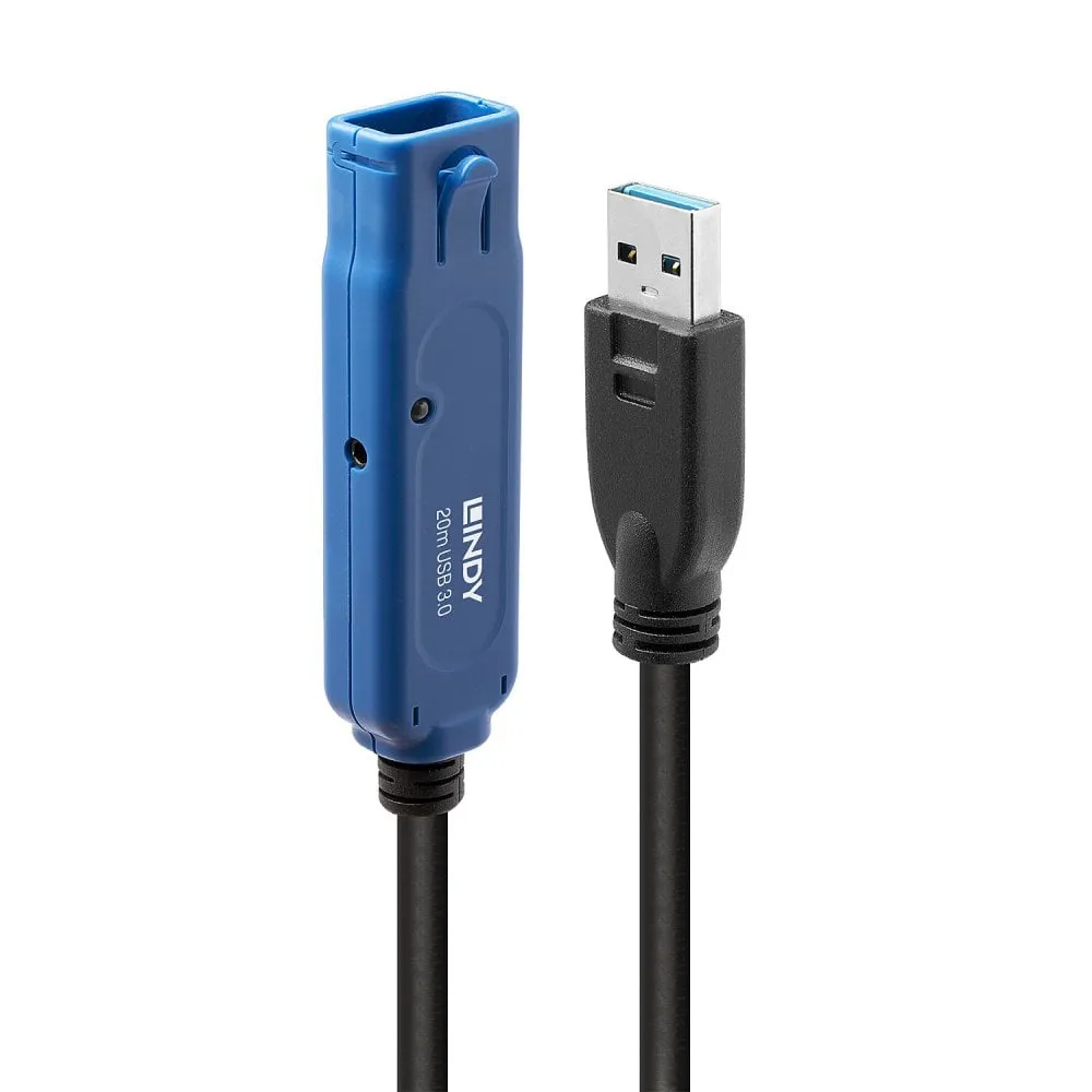 Revendeur officiel Câble USB LINDY 20m USB 3.0 Active Extension Pro