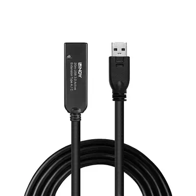 LINDY 20m USB 3.0 Active Extension Type A Lindy - visuel 1 - hello RSE - Connectivité étendue