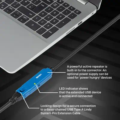 Achat LINDY 8m USB 3.2 Gen 1 C/A Active sur hello RSE - visuel 5