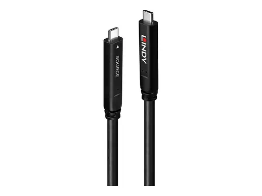 LINDY 8m USB 3.2 Gen 1 and DP 1.4 Type C Hybrid Cable - Lindy - Câble Audio - visuel 5