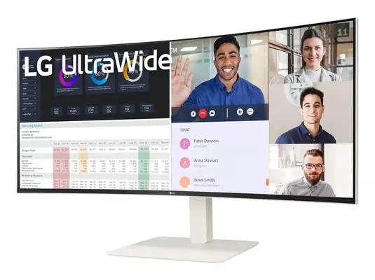 LG 38WR85QC-W écran plat de PC 96,5 cm (38") 3840 x 1600 pixels UltraWide Quad HD LCD Blanc - Ecran Ordinateur - visuel 3