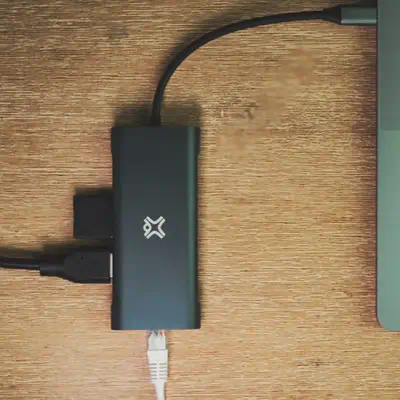 XtremeMac XWH-HUB8-13 hub & concentrateur USB Type-C 40000 XtremeMac - visuel 1 - hello RSE - Conception durable