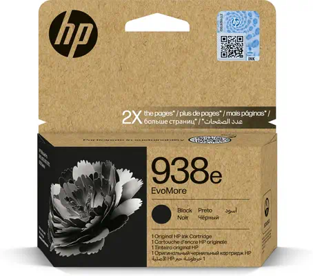 HP 938e Cartouche d’encre authentique Noir EvoMore - Cartouches d'encre - visuel 1