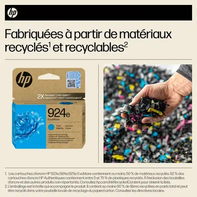 HP 924e Cartouche d’encre authentique Cyan EvoMore - Cartouches d'encre - visuel 4