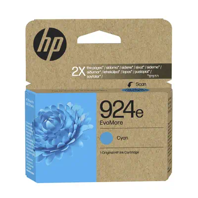 HP 924e Cartouche d’encre authentique Cyan EvoMore - Cartouches d'encre - visuel 1