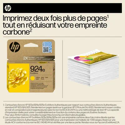 HP 924e Cartouche d’encre authentique Jaune EvoMore - Cartouches d'encre - visuel 2