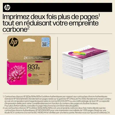 HP 937e Cartouche d’encre authentique Magenta EvoMore - Cartouches d'encre - visuel 2