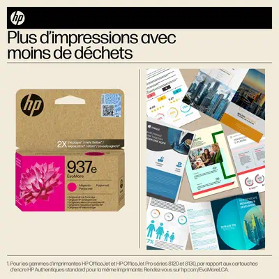 HP 937e Cartouche d’encre authentique Magenta EvoMore - Cartouches d'encre - visuel 5