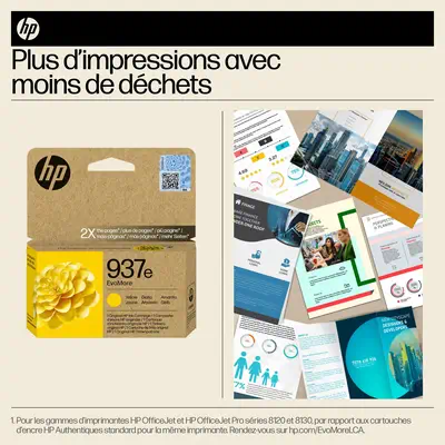 HP 937e Cartouche d’encre authentique Jaune EvoMore - Cartouches d'encre - visuel 10
