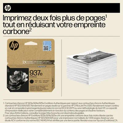 HP 937e Cartouche d’encre authentique Noir EvoMore - Cartouches d'encre - visuel 10