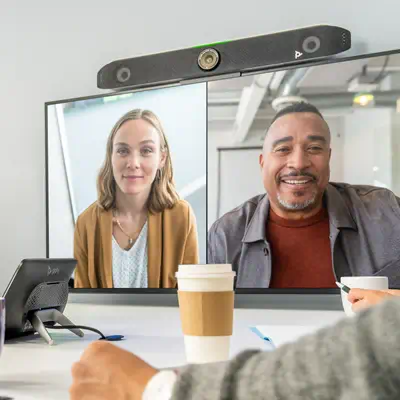 Barre de visioconférence tout-en-un Poly Studio X52 - HP - Visioconférence - visuel 4