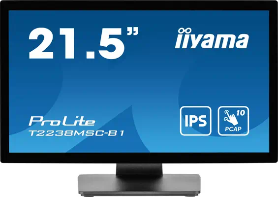 iiyama ProLite T2238MSC-B1 écran plat de PC 54,6 cm (21.5") 1920 x 1080 pixels Full HD LED Écran tac - Ecran Ordinateur - visuel 1