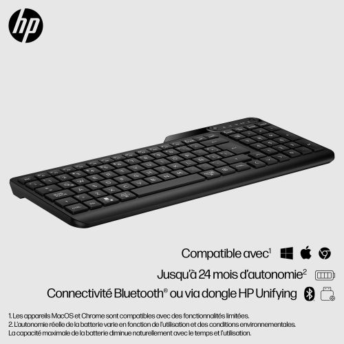 Vente HP 475 Dual-Mode Wireless Keyboard au meilleur prix