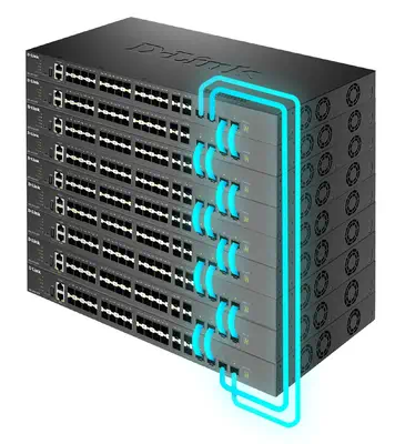 D-Link DXS-3410-32SY commutateur réseau Géré L3 Noir D-Link - visuel 1 - hello RSE - Conception économe en énergie