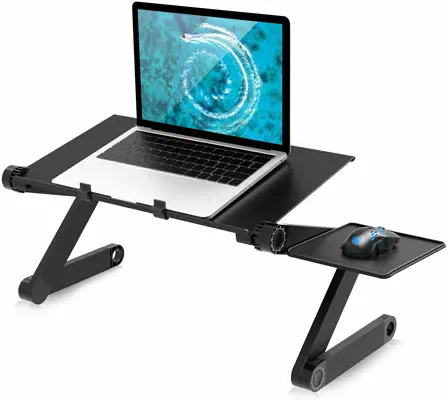 Support ergonomique - table de lit pliable pour ordinateur portables et tablettes - DLH - Accessoires Tablette - visuel 2