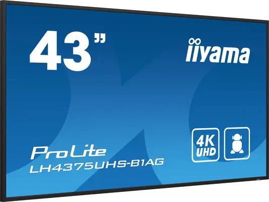 iiyama ProLite Écran plat de signalisation numérique 108 cm (42.5") LCD Wifi 500 cd/m² 4K Ultra HD N - Affichage dynamique - visuel 3
