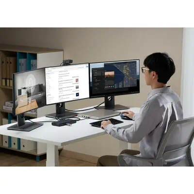 SD4842P EQ Station d’accueil USB-C sans pilote 10 Kensington - visuel 1 - hello RSE - Logiciel Kensington DockWorks™ gratuit et garantie limitée de 3 ans
