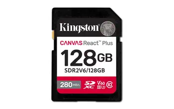 Avantages 128GB Canvas React Plus SDXC UHS-II 280R/100W U3 V60 for Full HD/4K