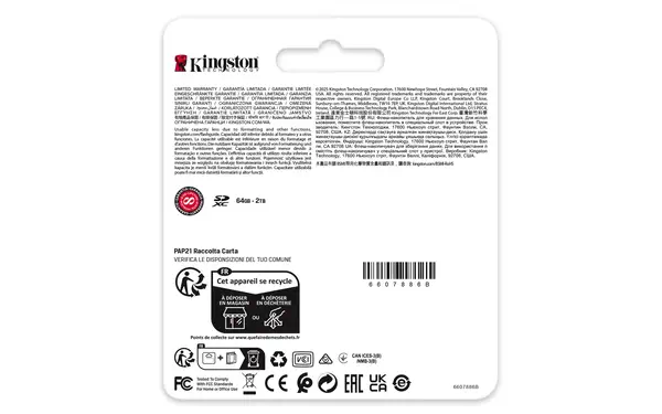 128GB Canvas React Plus SDXC UHS-II 280R/100W U3 V60 for Full HD/4K - Kingston - Carte Mémoire - visuel 4