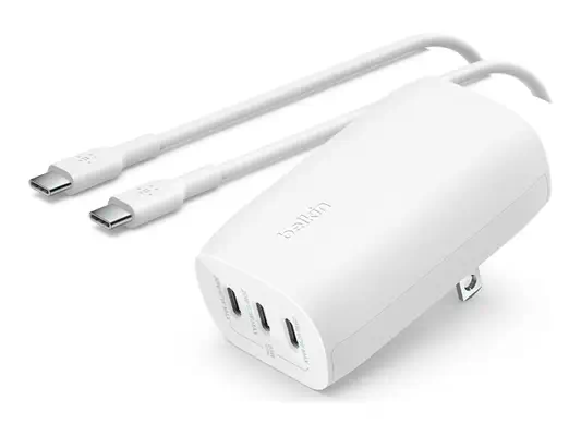 BELKIN BOOSTCHARGE 3-Port USB-C Wall Charger with - Belkin - Câble USB - visuel 1