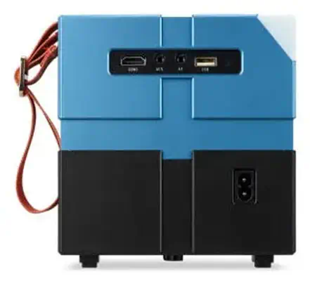 Acer AOPEN QH12a Projecteur à focale standard 135 ANSI lumens LED 720p (1280x720) Bleu - Vidéoprojecteur Professionnel - visuel 7