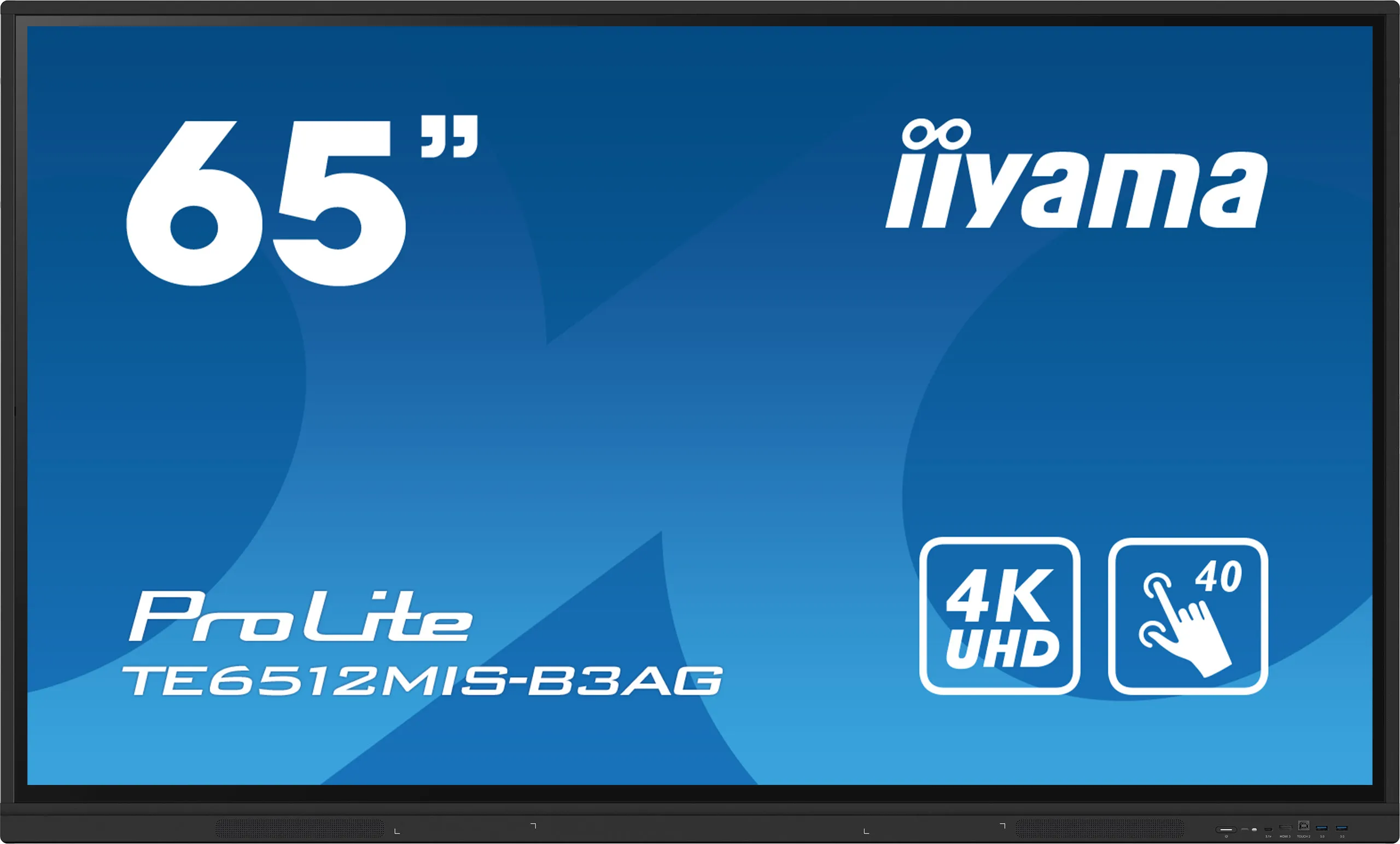 Achat iiyama TE6512MIS-B3AG Touch 65'' UHD au meilleur prix