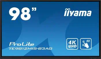 Avantages iiyama TE9812MIS-B3AG Écran d'affichage dynamique En forme de kiosk 2,49 m (98") LCD Wifi 400 cd/m² 