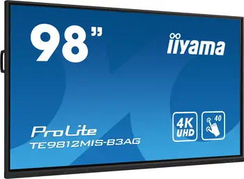 Avantages iiyama TE9812MIS-B3AG Écran d'affichage dynamique En forme de kiosk 2,49 m (98") LCD Wifi 400 cd/m² 