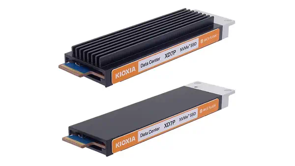 Kioxia XD7P 7,68 To E1.S PCI Express 5.0 NVMe BiCS FLASH TLC - Disque dur SSD - visuel 2