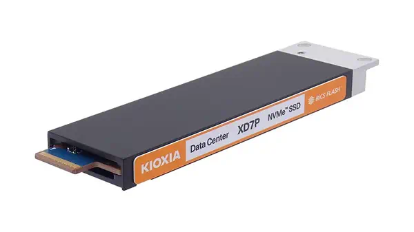 Kioxia XD7P 7,68 To E1.S PCI Express 5.0 NVMe BiCS FLASH TLC - Disque dur SSD - visuel 1