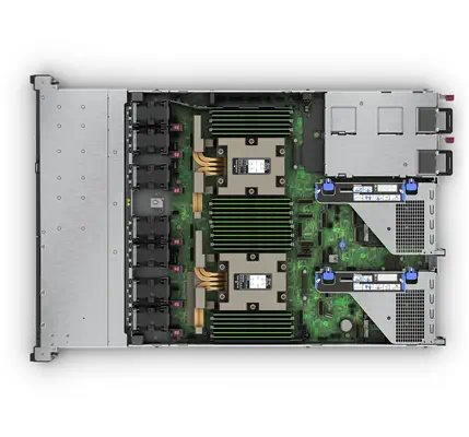 HPE ProLiant DL365 Gen11 serveur 0 Go Rack (1 U) AMD EPYC 9224 2,5 GHz 32 Go DDR5-SDRAM 1000 W - Serveur Tour - visuel 4