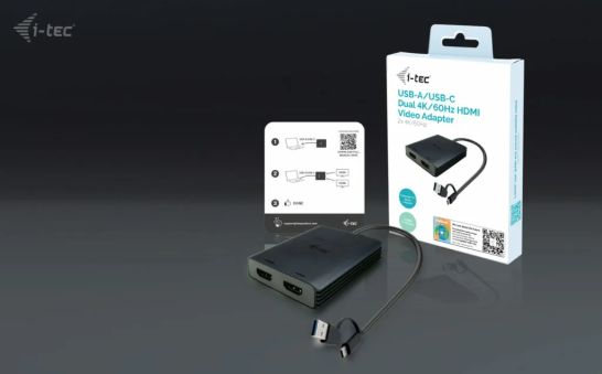 Achat i-tec USB-A/USB-C Dual 4K/60 Hz HDMI Video Adapter sur hello RSE - visuel 3