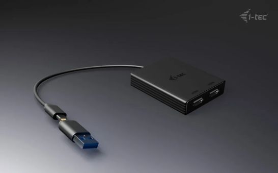 Vente i-tec USB-A/USB-C Dual 4K/60 Hz HDMI Video Adapter i-tec au meilleur prix - visuel 2