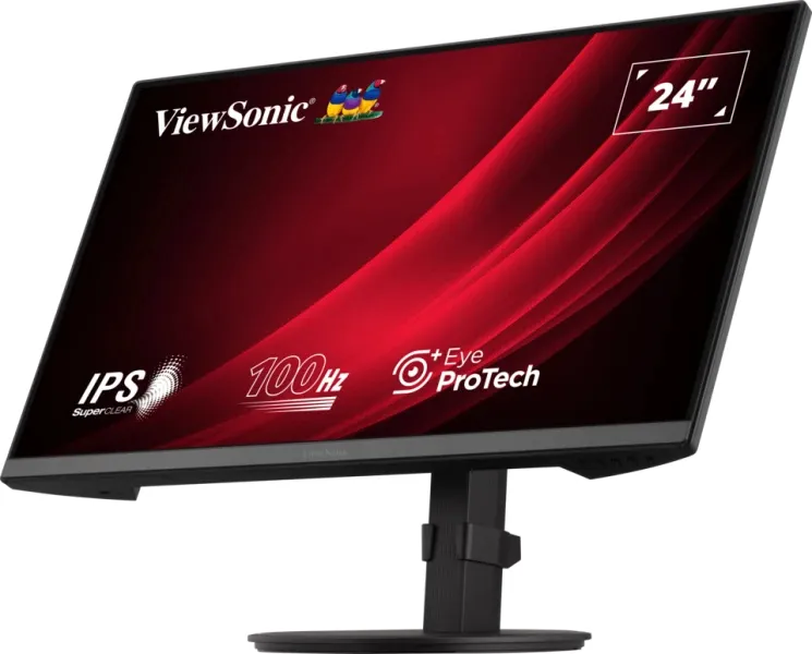 Viewsonic VA VA2408-HDJ écran plat de PC 61 cm (24") 1920 x 1080 pixels Full HD LED Noir - Ecran Ordinateur - visuel 5