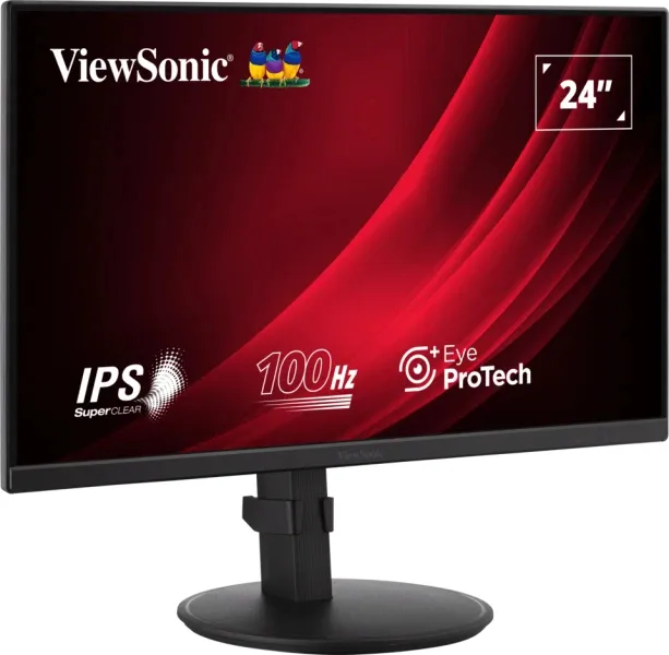 Viewsonic VA VA2408-HDJ écran plat de PC 61 cm (24") 1920 x 1080 pixels Full HD LED Noir - Ecran Ordinateur - visuel 3