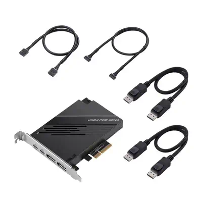 ASUS USB4 PCIe Gen4 Card carte et adaptateur d'interfaces Interne DisplayPort, USB Type-C - Asus - Carte mère - visuel 6