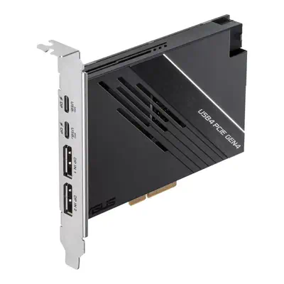 ASUS USB4 PCIe Gen4 Card carte et adaptateur d'interfaces Interne DisplayPort, USB Type-C - Asus - Carte mère - visuel 3