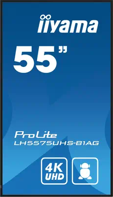 iiyama LH5575UHS-B1AG Écran d'affichage dynamique Écran plat de signalisation numérique 138,7 cm (54 - Affichage dynamique - visuel 2