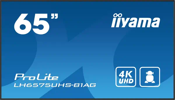 iiyama ProLite Écran plat de signalisation numérique 163,8 cm (64.5") LCD Wifi 500 cd/m² 4K Ultra HD - Affichage dynamique - visuel 10