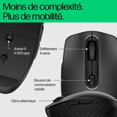 HP 695 Rechargeable Wireless Mouse - Souris - visuel 9