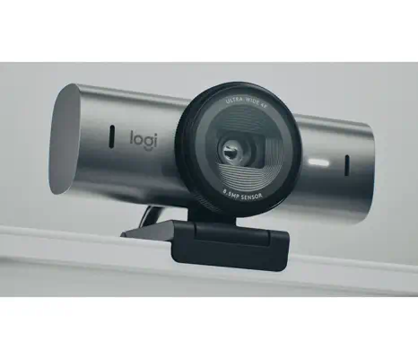 Logitech 960-001530 webcam 8,5 MP 4096 x 2160 pixels USB 3.2 Gen 1 (3.1 Gen 1) Aluminium, Noir - Webcam - visuel 5
