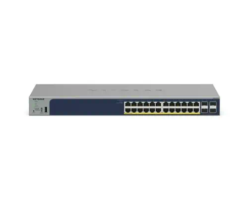 NETGEAR GS728TPP Géré L2/L3/L4 Gigabit Ethernet (10/100/1000) Connexion Netgear - visuel 1 - hello RSE - Capacité PoE sur les 24 et 48 ports