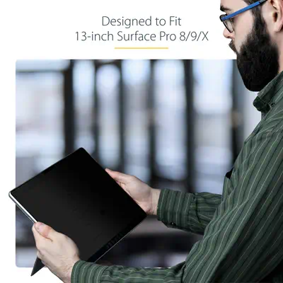Filtre de Confidentialité à 4 Directions pour Surface Pro 8/9/X 13 pouces, pour Portrait/Paysage, Éc - StarTech - Accessoire Divers - visuel 8