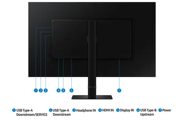 32" ViewFinity S6 S60D QHD Monitor - Samsung - Ecran Ordinateur - visuel 8