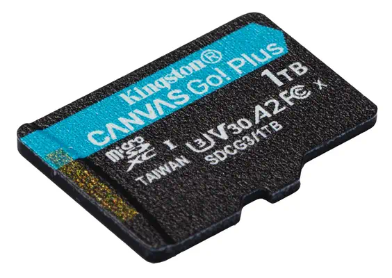 Carte microSDXC Canvas Go Plus 170R A2 U3 Kingston - visuel 1 - hello RSE - Stockage étendu